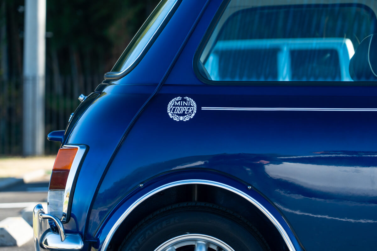ローバーミニ クーパー タヒチブルー