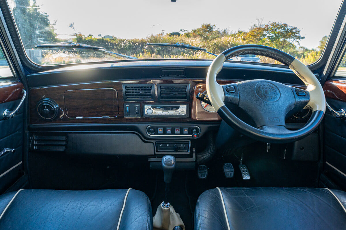 ローバーミニ クーパー タヒチブルー